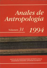 Anales de Antropología vol. 31(ǯ)