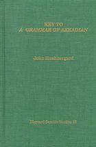 Key to a Grammar of Akkadian(åɸʸˡؤθ)
